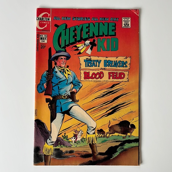 Cheyenne Kid #90 1972 Charlton Comics Bronze Age Western Vintage Comic Book - Picture 1 of 9